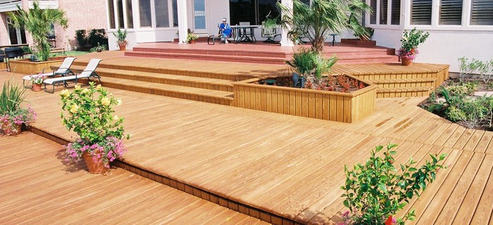 custom wood decks houston