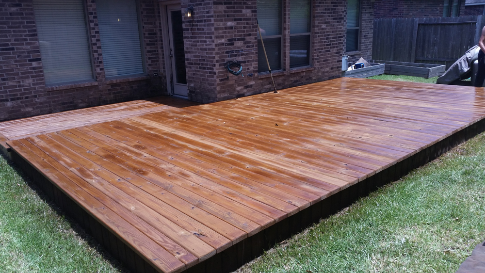 Deck Staining Improve Beauty on Decks, Railings, and Shade Arbors